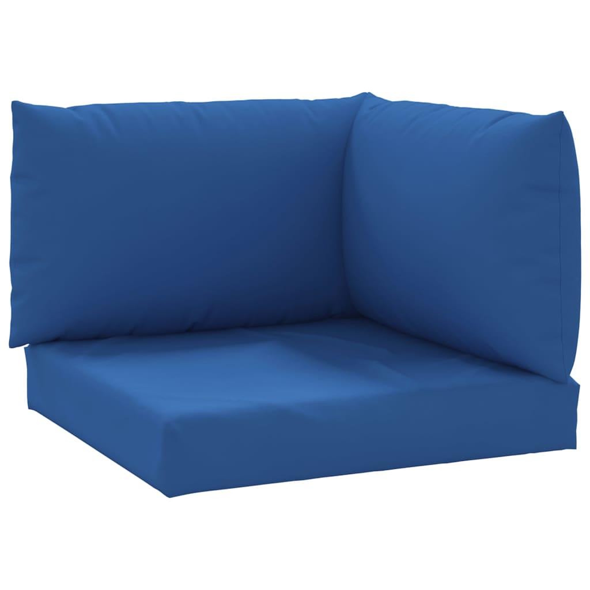 Voir la diapositive 2 : VIDAXL Coussins de palette lot de 3 bleu tissu oxford