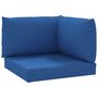 Voir la diapositive 2 : VIDAXL Coussins de palette lot de 3 bleu tissu oxford