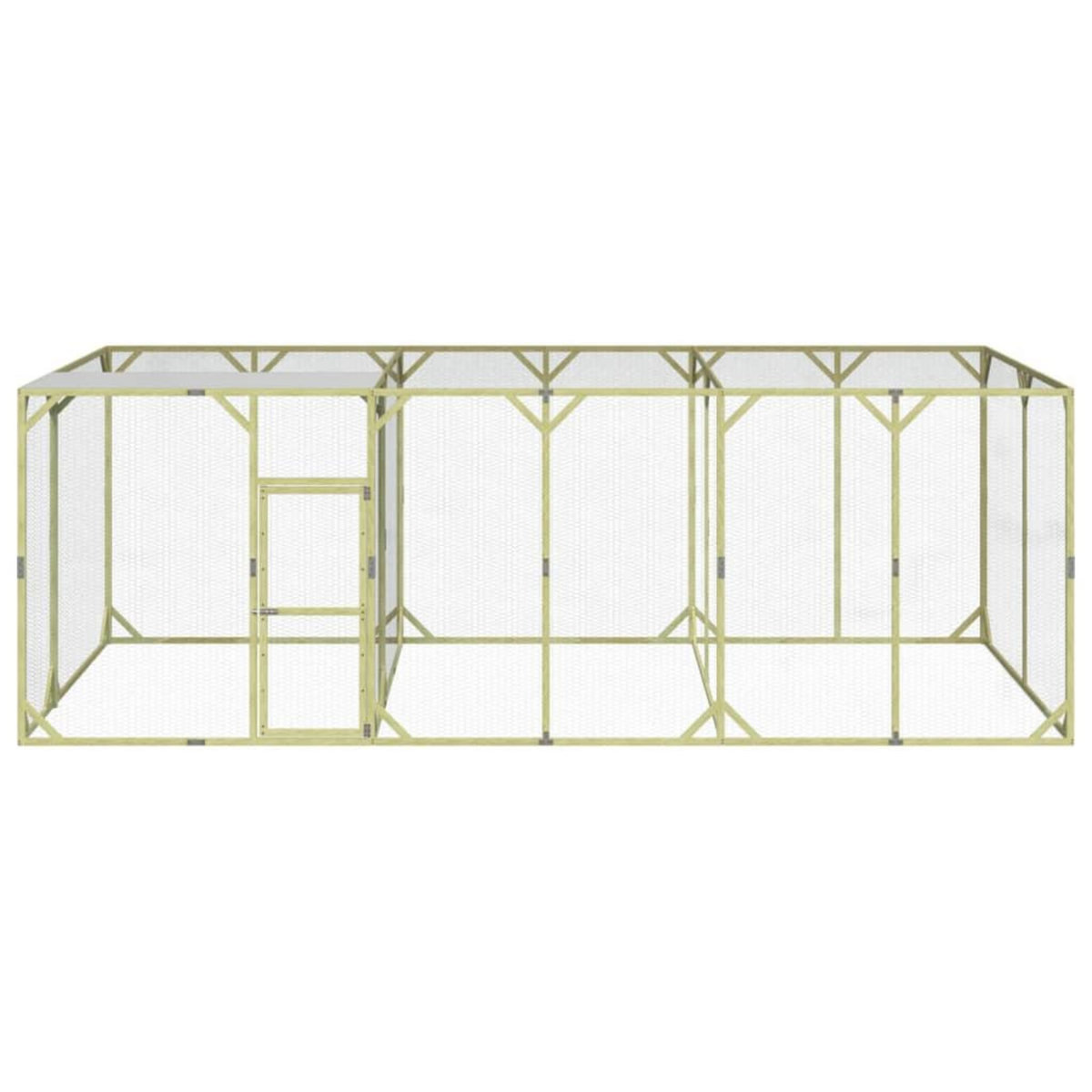 VIDAXL Poulailler 600x300x200 cm Bois de pin massif impregne