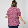 IN EXTENSO Blouse manches papillon rose grande taille femme