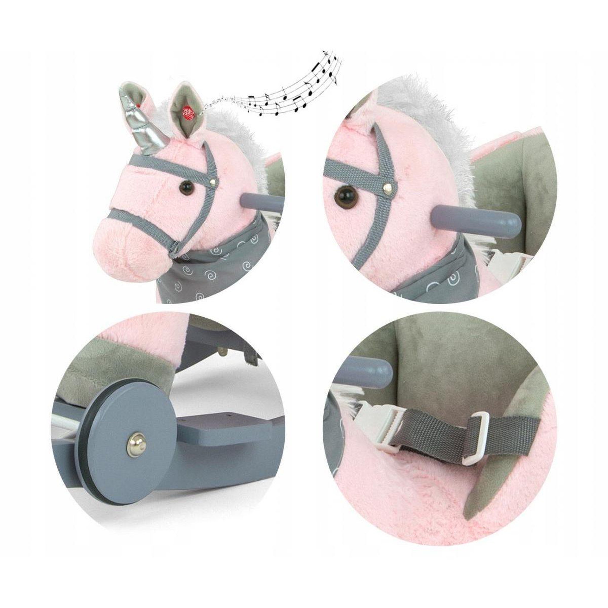 Voir la diapositive 2 : MILLY MALLY Porteur cheval polly rose