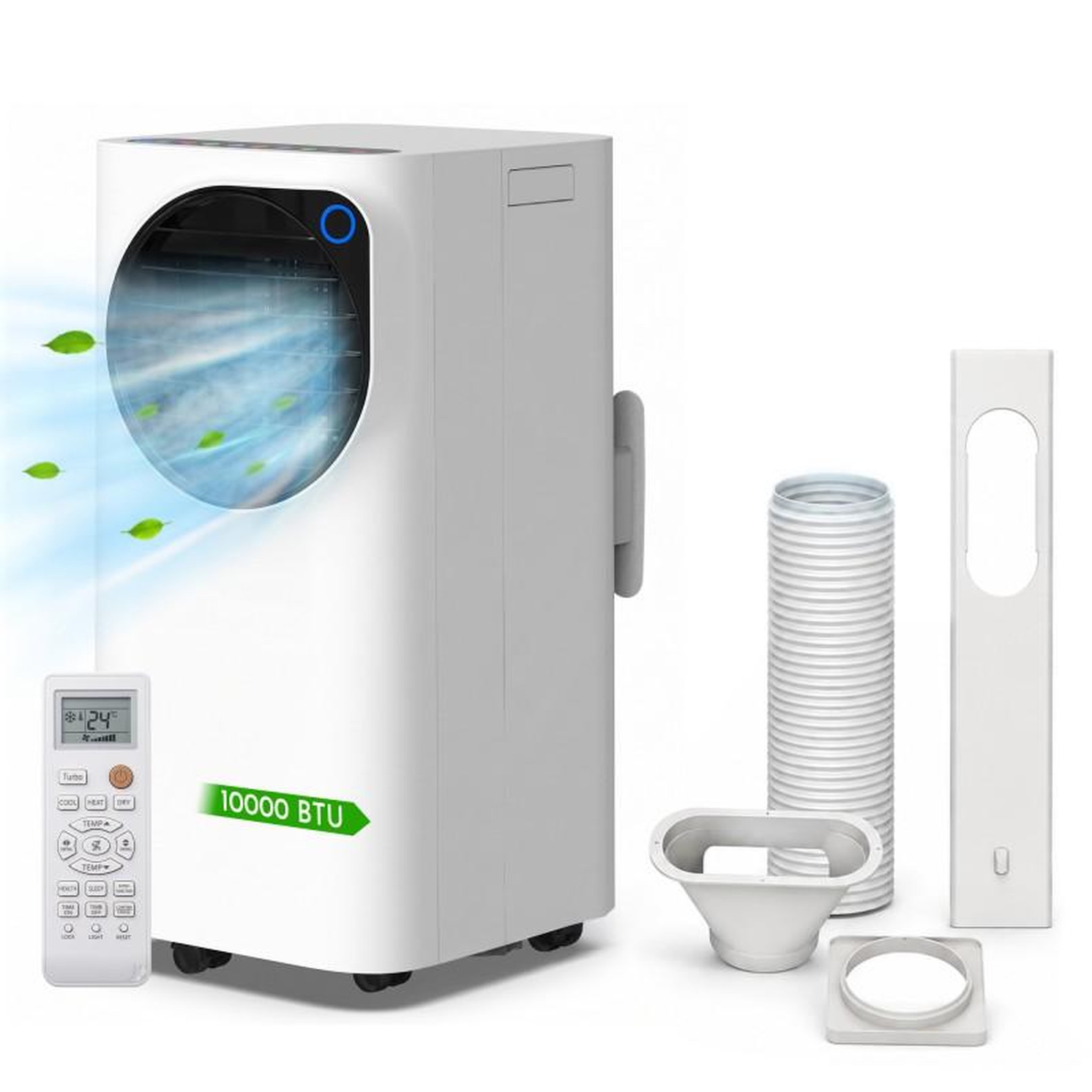 Climatiseur portable - blanc - 3 en 1 - 10000 btu - wi-fi