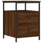 Voir la diapositive 5 : VIDAXL Tables de chevet 2 pcs chene marron 44x45x60 cm bois ingenierie