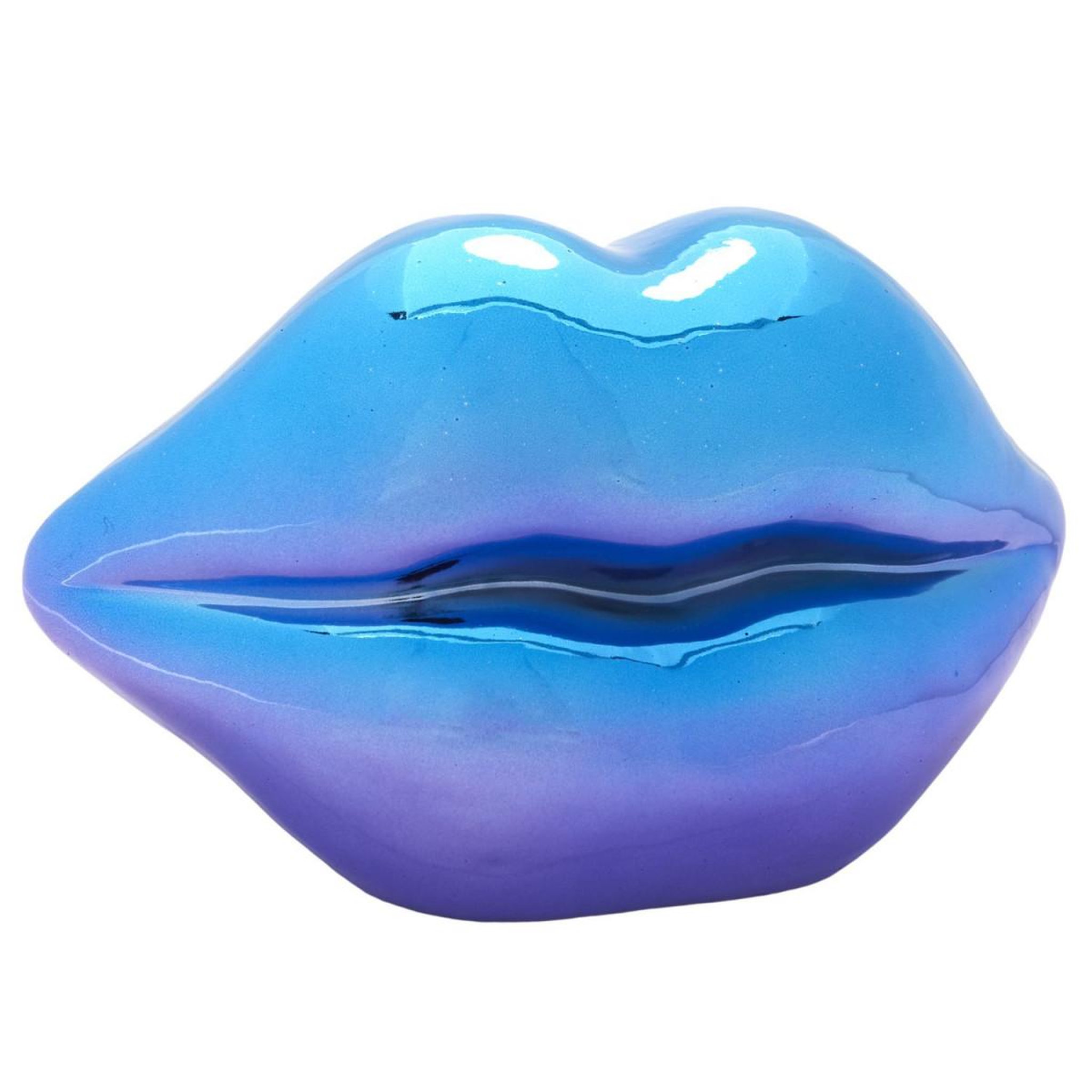 Voir la diapositive 2 : The Home Deco Factory Décoration à poser bouche  electroplate  19cm multicolore