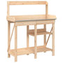 Voir la diapositive 2 : VIDAXL Banc de rempotage avec etageres bois massif de sapin