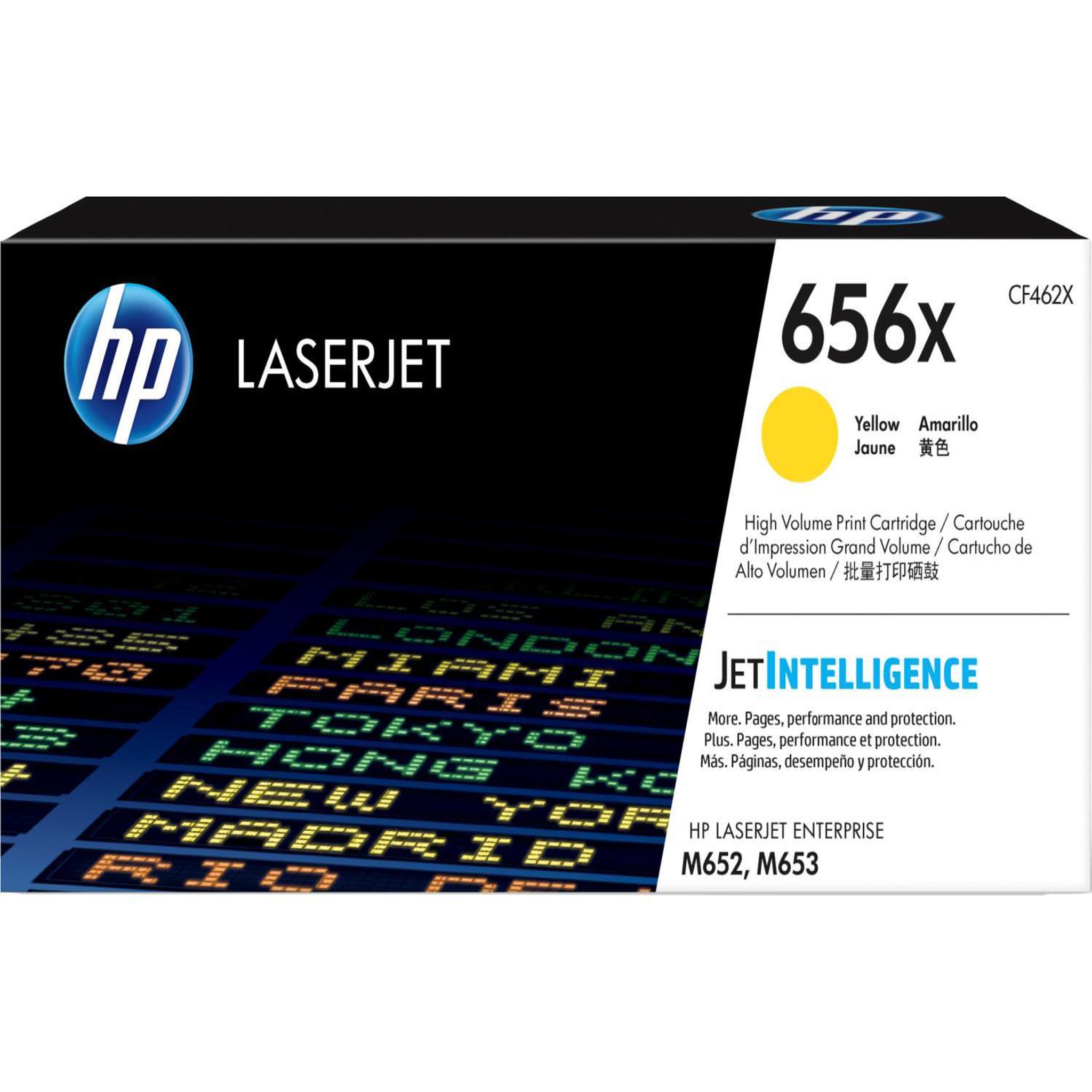 Voir la diapositive 3 : HP Hp 656x toner jaune laserjet authentique grande capacité