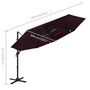 Voir la diapositive 6 : VIDAXL Parasol de jardin a 4 niveaux mat en aluminium rouge bordeaux