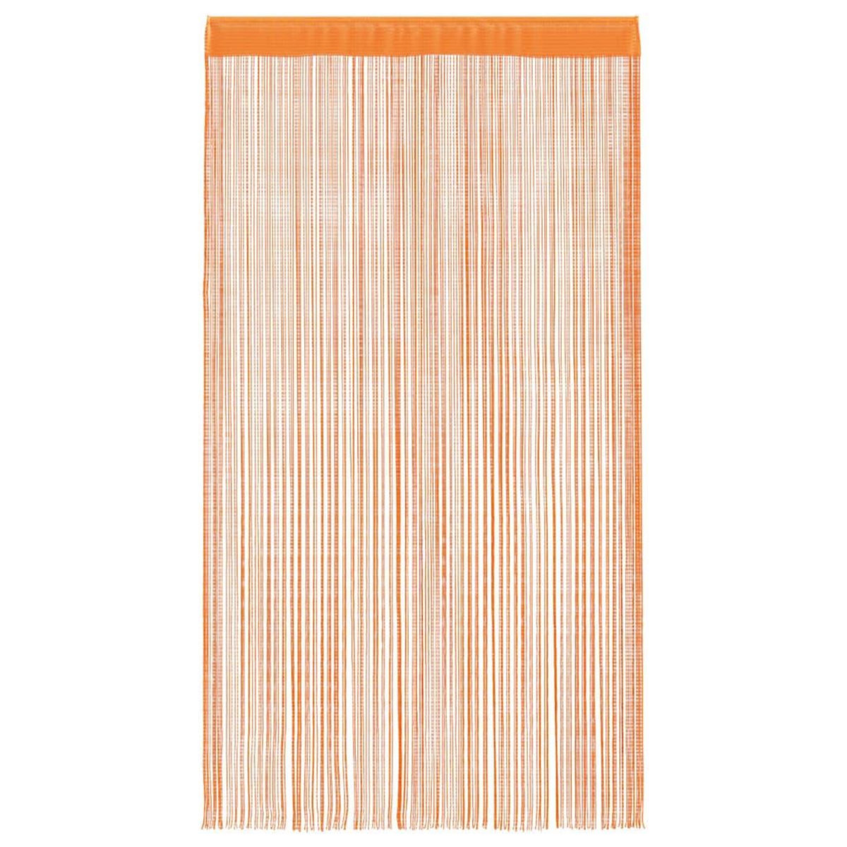 VIDAXL Rideaux a fils 2 pcs orange 100x250 cm