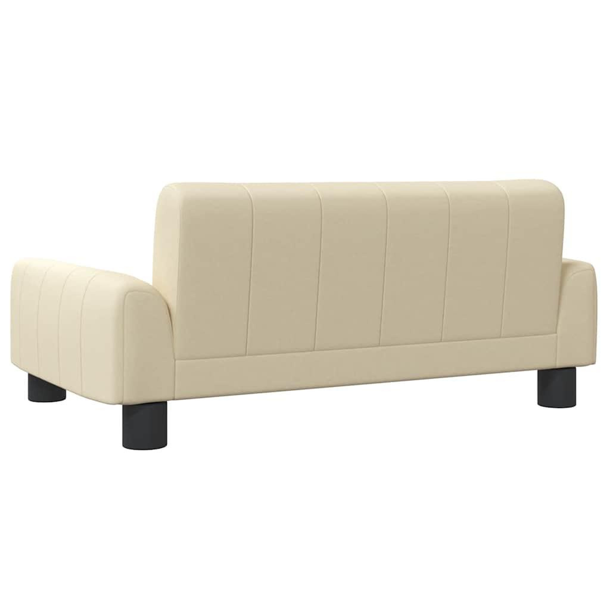 Voir la diapositive 5 : VIDAXL Lit pour chien creme 70x45x30 cm tissu