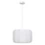 Voir la diapositive 1 : ATMOSPHERA Lampe Suspension en Coton  Tobie  37cm Blanc