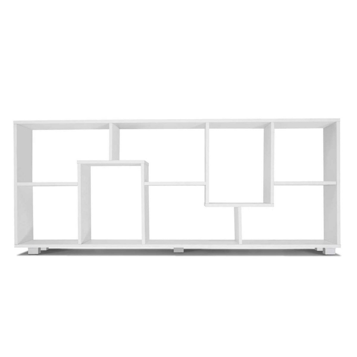 ID MARKET Étagère à double position TANIA bois blanc L 161 cm