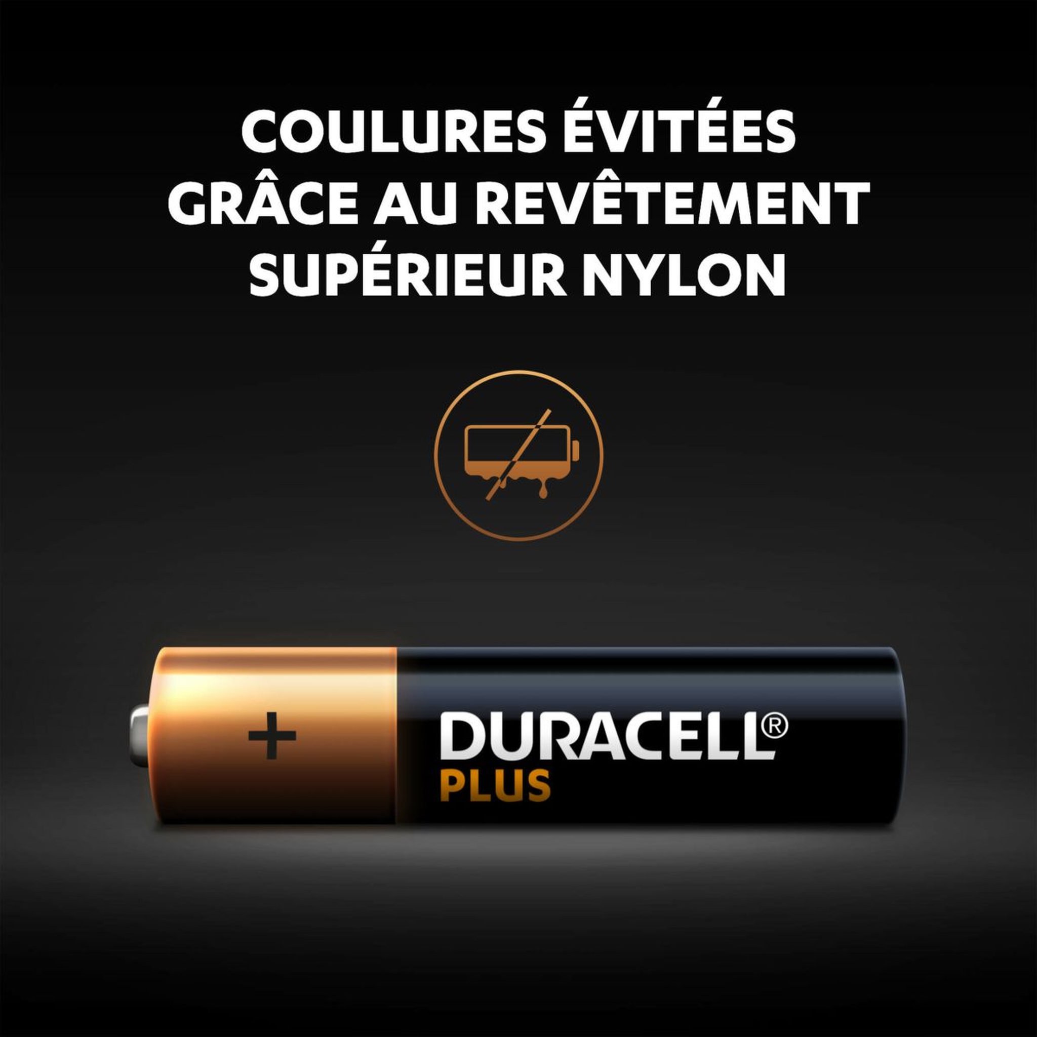 Voir la diapositive 4 : DURACELL Lot de 12 piles duracell alcalines plus 100% AAA