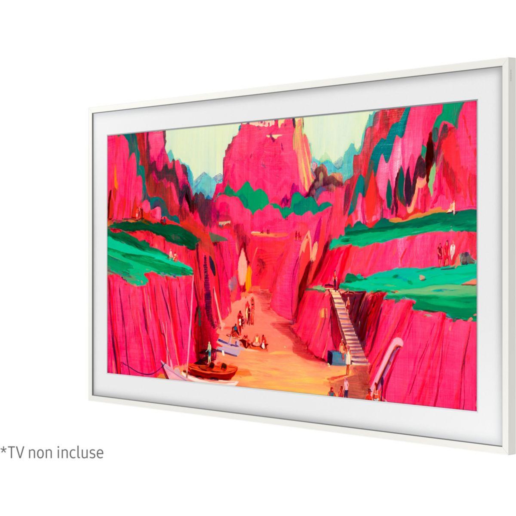Voir la diapositive 4 : Samsung Cadre the frame 75'' 2025 blanc