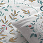 Voir la diapositive 5 : Les Ateliers du Linge Parure housse de couette 100% coton 47 fils/cm2 -capucine