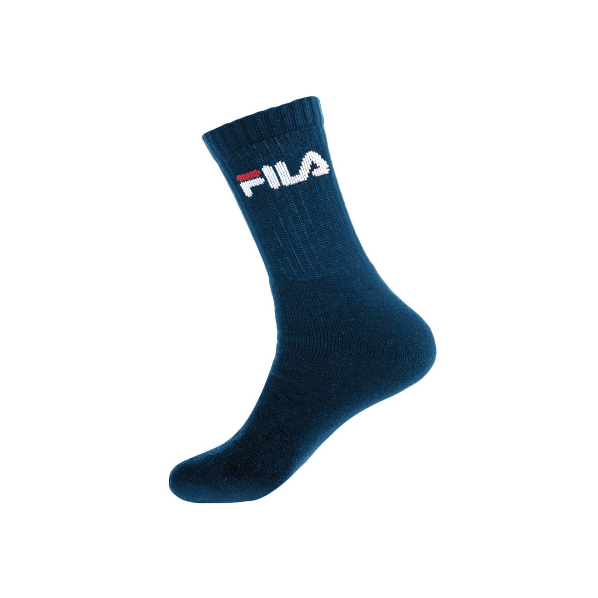 Voir la diapositive 4 : FILA Lot de 6 paires de chaussettes tennis homme