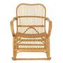 Voir la diapositive 2 : Paris Prix Fauteuil à Bascule en Rotin  Winand  87cm Naturel