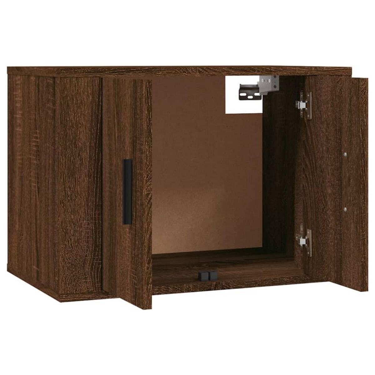 VIDAXL Meubles TV muraux 2 pcs chene marron 57x34,5x40 cm