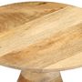 Voir la diapositive 5 : VIDAXL Table d'appoint Ø40x40 cm bois de manguier massif