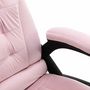 Voir la diapositive 5 : VIDAXL Chaise de bureau de massage Rose Velours
