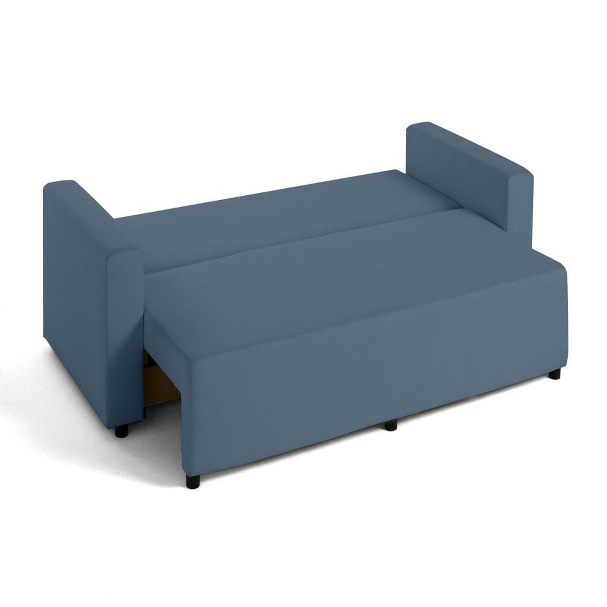 Voir la diapositive 2 : BEST MOBILIER Regala - canapé 3 places - convertible avec coffre - en tissu