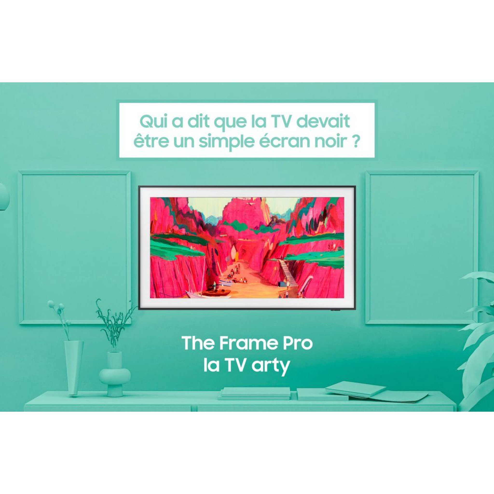 Voir la diapositive 2 : Samsung Tv mini led the frame pro 65ls03fw (2025) 65  (165 cm)