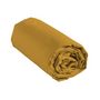 Voir la diapositive 3 : Paris Prix Drap Housse en Coton  Biolina  90x190cm Ocre
