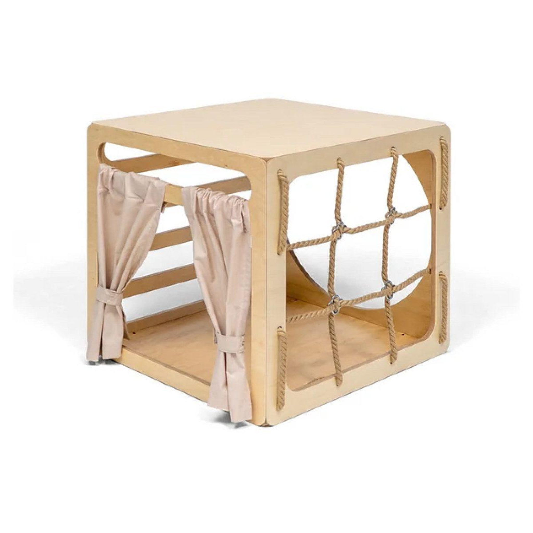 ETTE TETE Cube de jeu d'escalade cubitri, avec corde