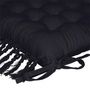 Voir la diapositive 2 : ATMOSPHERA Galette de Chaise  Macramé  40x40cm Gris Ardoise