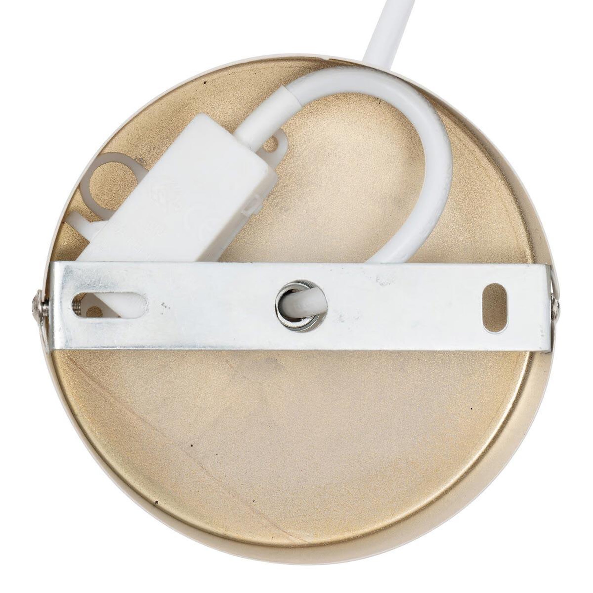 Voir la diapositive 6 : ATMOSPHERA Lampe suspension champignon  savio  27cm beige