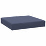Voir la diapositive 2 : VIDAXL Coussin de palette bleu marine 60x60x10 cm tissu oxford