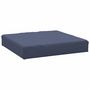 Voir la diapositive 2 : VIDAXL Coussin de palette bleu marine 60x60x10 cm tissu oxford