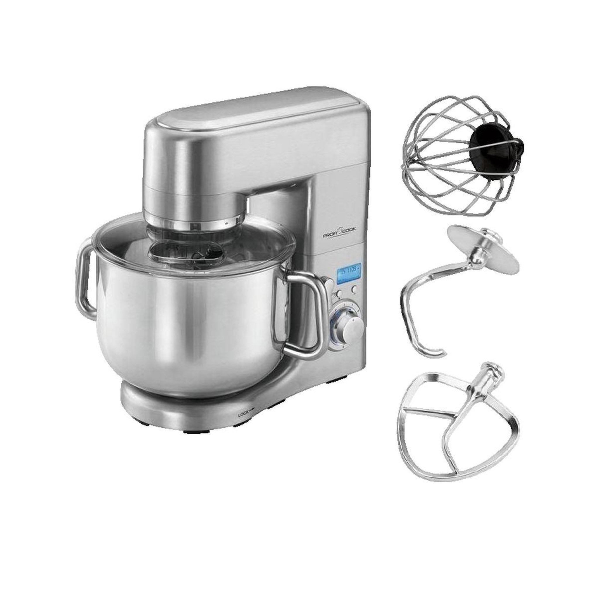 Voir la diapositive 2 : Profi Cook Robot multifonction ProfiCook PC-KM 1096 bol inox 10L