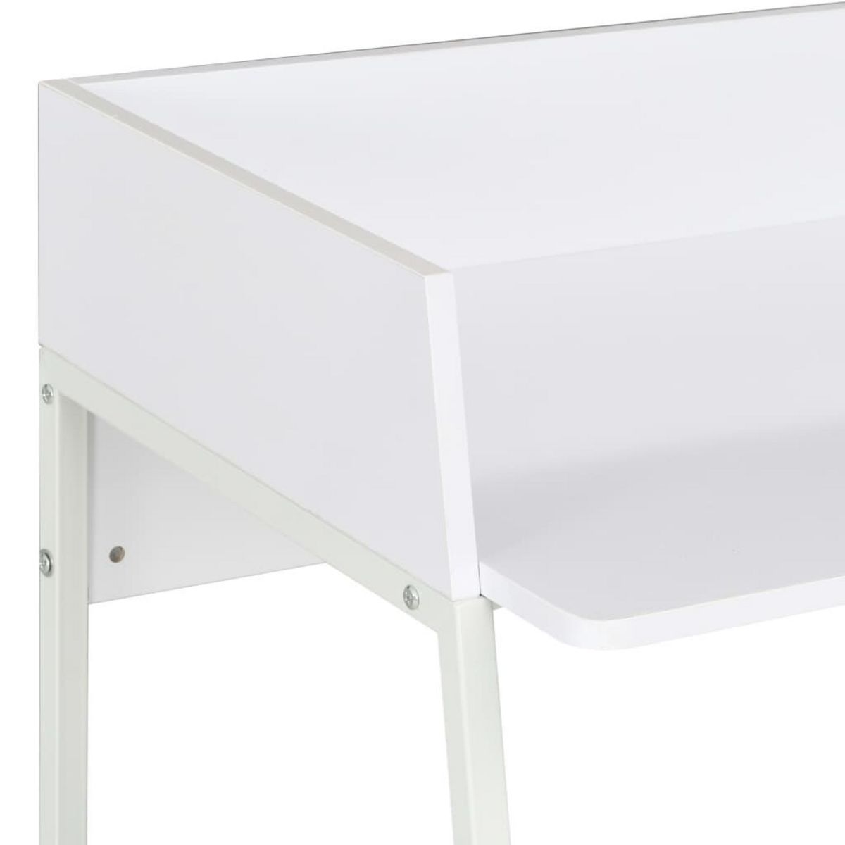 VIDAXL Bureau Blanc 90x60x88 cm