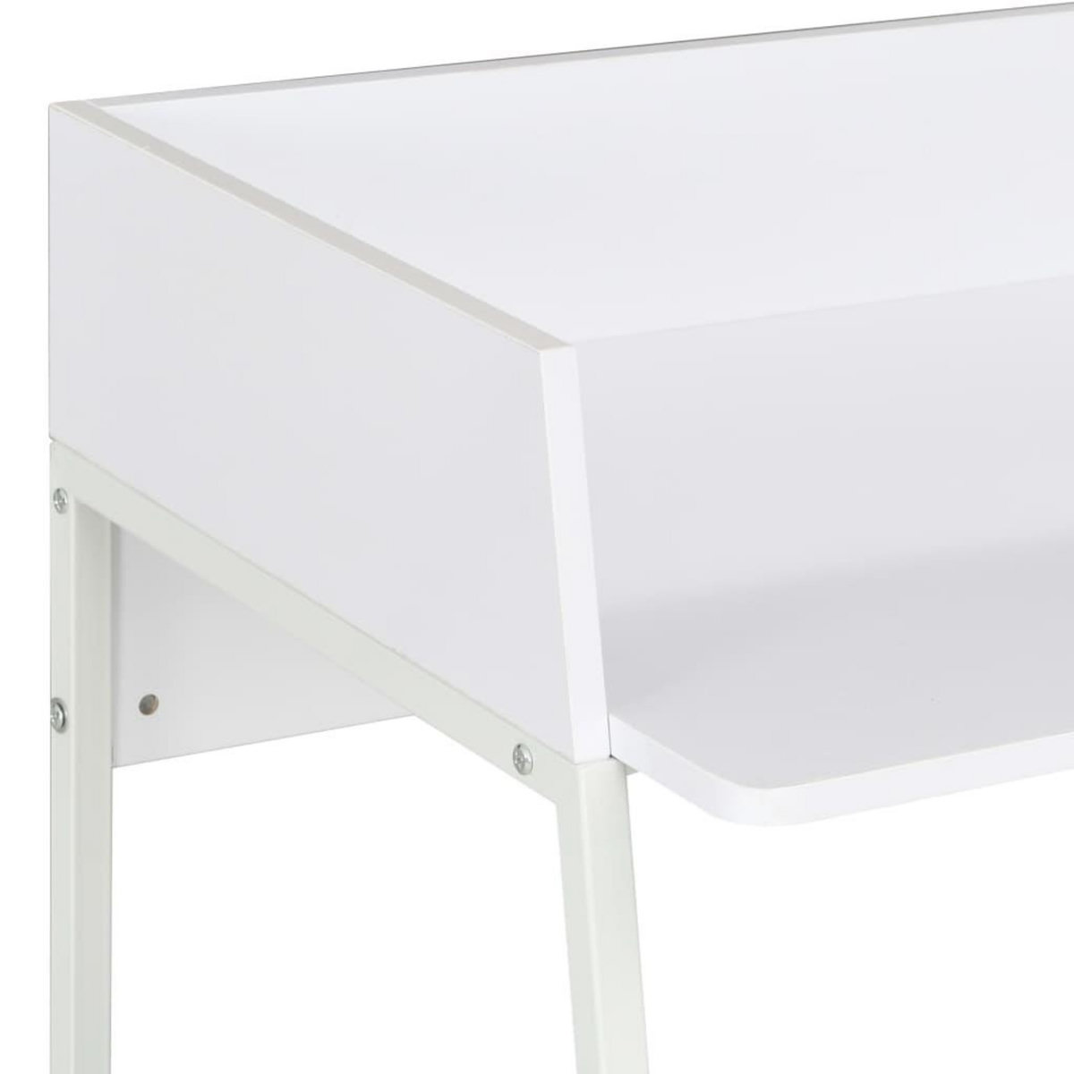 VIDAXL Bureau Blanc 90x60x88 cm