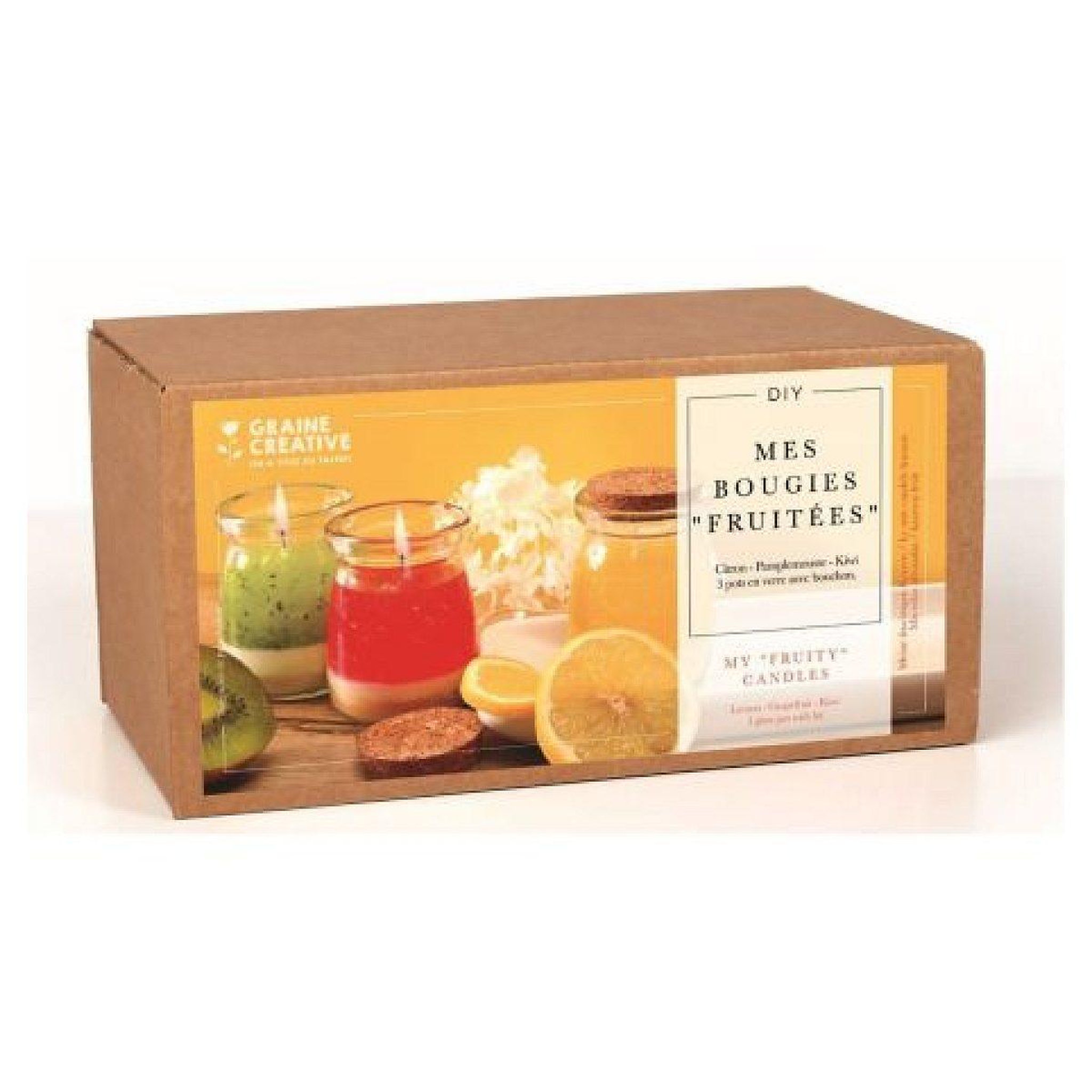 DTM Coffret diy bougie fruite