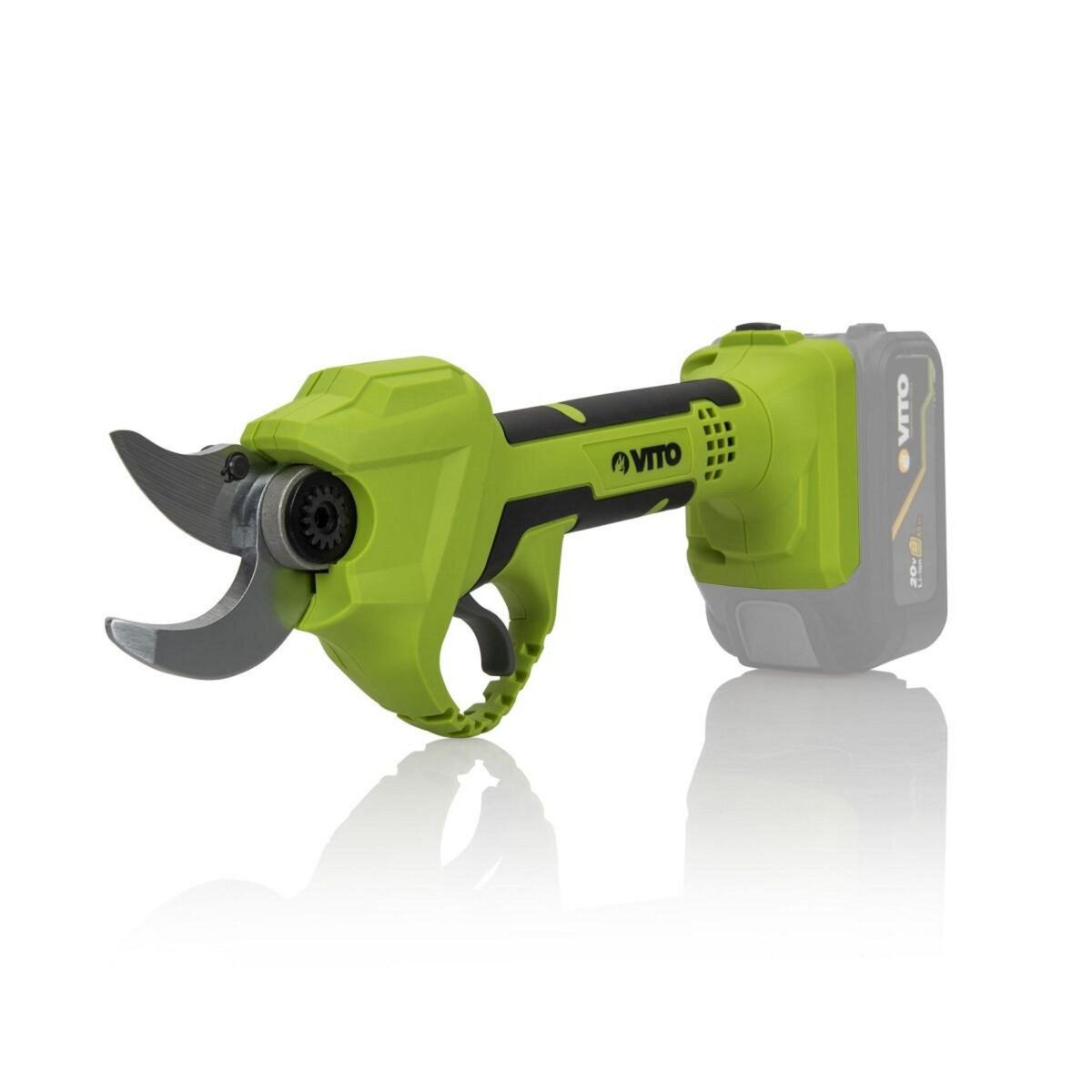 VITO Sécateur à Batterie 20V Ø de coupe 30 mm Moteur Brushless Vendu sans Batterie ni chargeur VITO