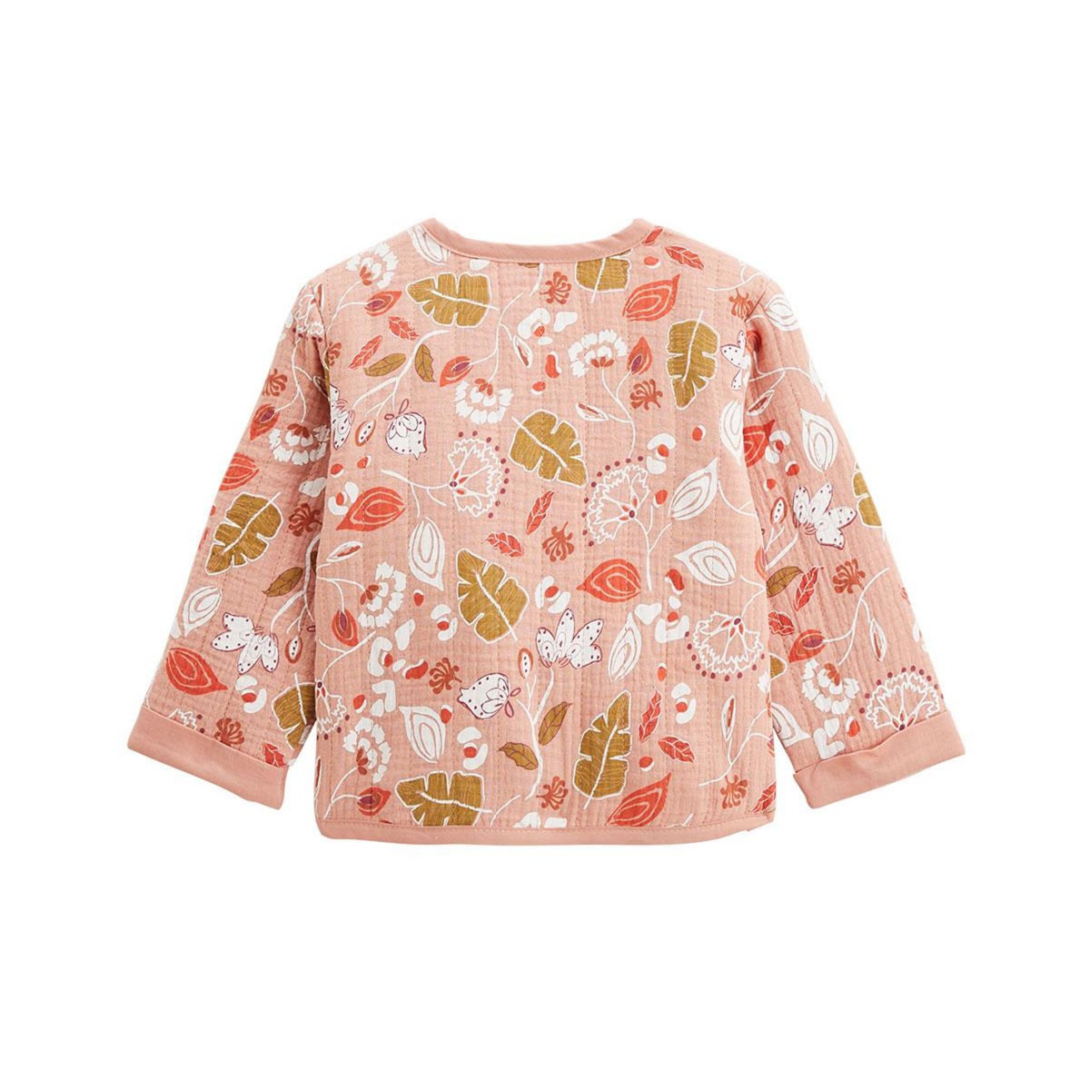 Petit Béguin Veste enfant en gaze de coton matelassé Mindanao