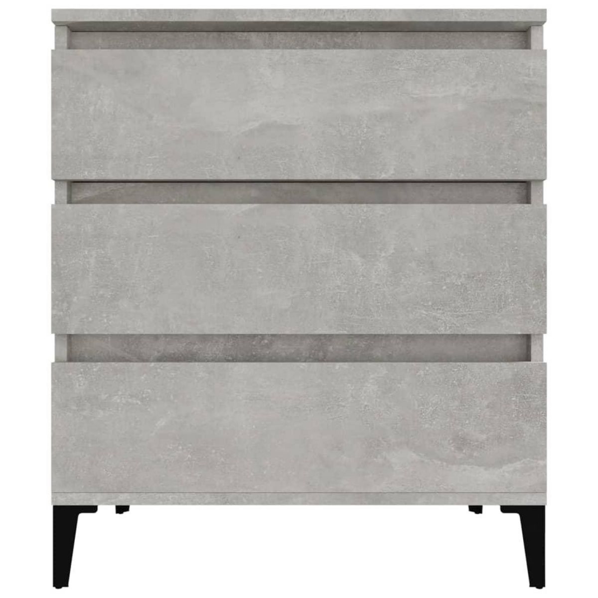 VIDAXL Buffet Gris beton 60x35x70 cm Bois d'ingenierie