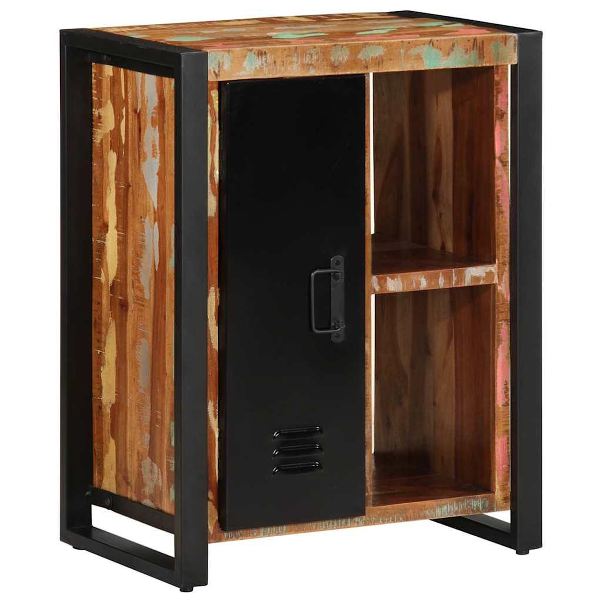 Voir la diapositive 4 : VIDAXL Buffet multicolore 55x35x70 cm bois massif recuperation