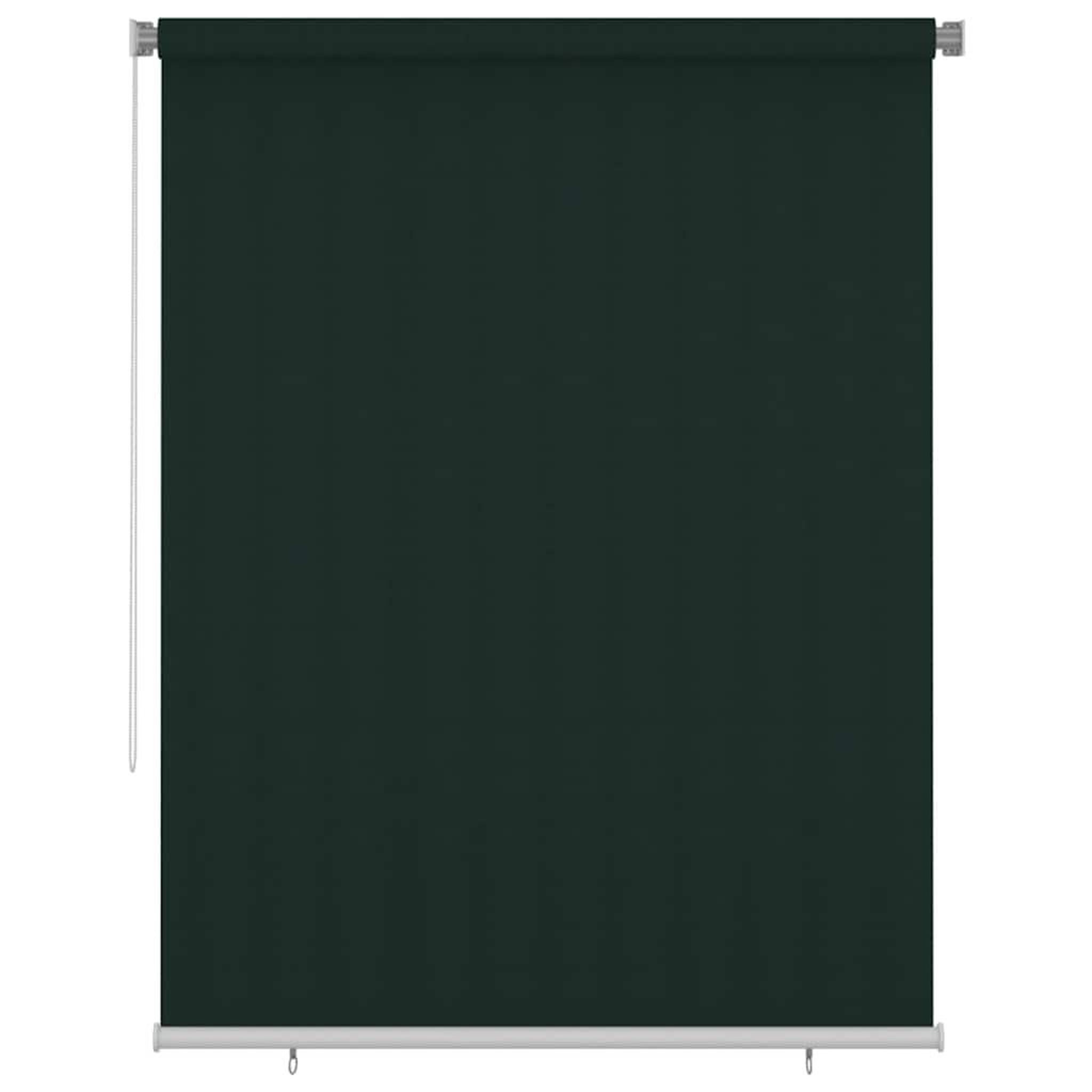 VIDAXL Store roulant d'exterieur 185 (l) x 230 (h) cm vert fonce hdpe