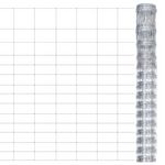 VIDAXL Cloture de jardin Acier galvanise 50x1,6 m Argente