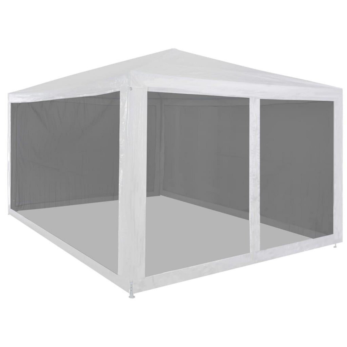 VIDAXL Tente de reception avec 4 parois en maille 4 x 3 m