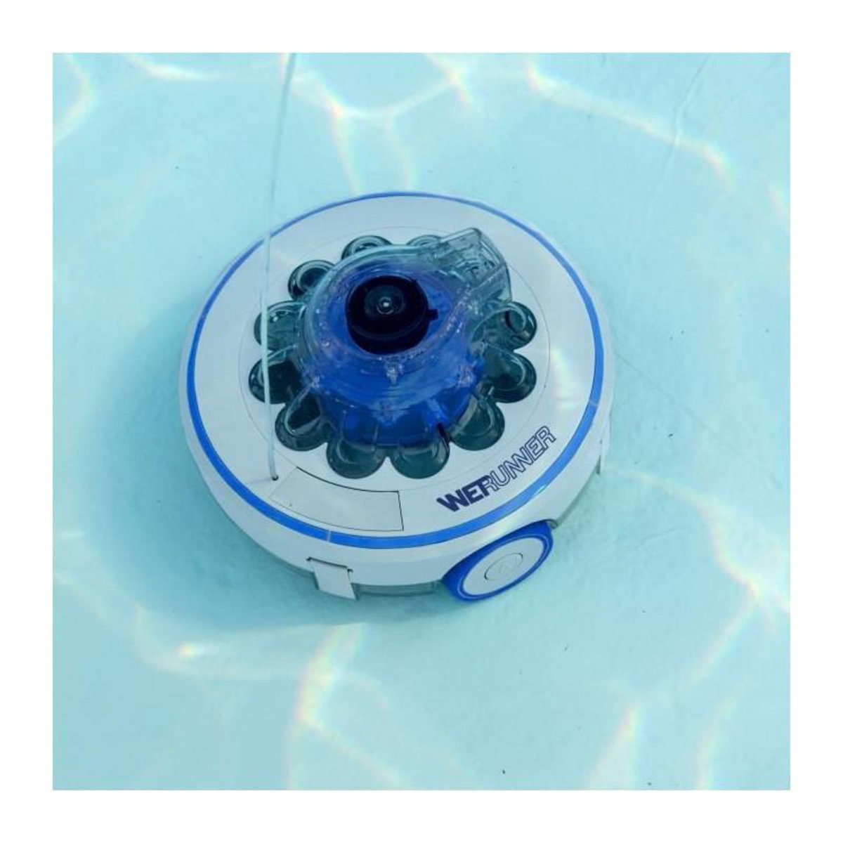 GRE Robot électrique sans fil à batterie Wet Runner - 36 m³/h - pour piscine jusqu'à 7x5 m