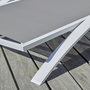 Voir la diapositive 4 : DCB GARDEN Chaise longue de jardin - Blanc - BARCELONA