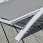 Voir la diapositive 4 : DCB GARDEN Chaise longue de jardin - Blanc - BARCELONA