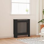 VIDAXL Cache-radiateur MDF Noir 78 cm