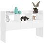 Voir la diapositive 4 : VIDAXL Buffet Blanc 105x30x70 cm Bois d'ingenierie