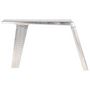 Voir la diapositive 2 : VIDAXL Bureau style avion Argente 112x50x76 cm Metal
