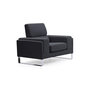 Voir la diapositive 1 : Paris Prix Fauteuil en Tissu  Ezekiel  104cm Noir