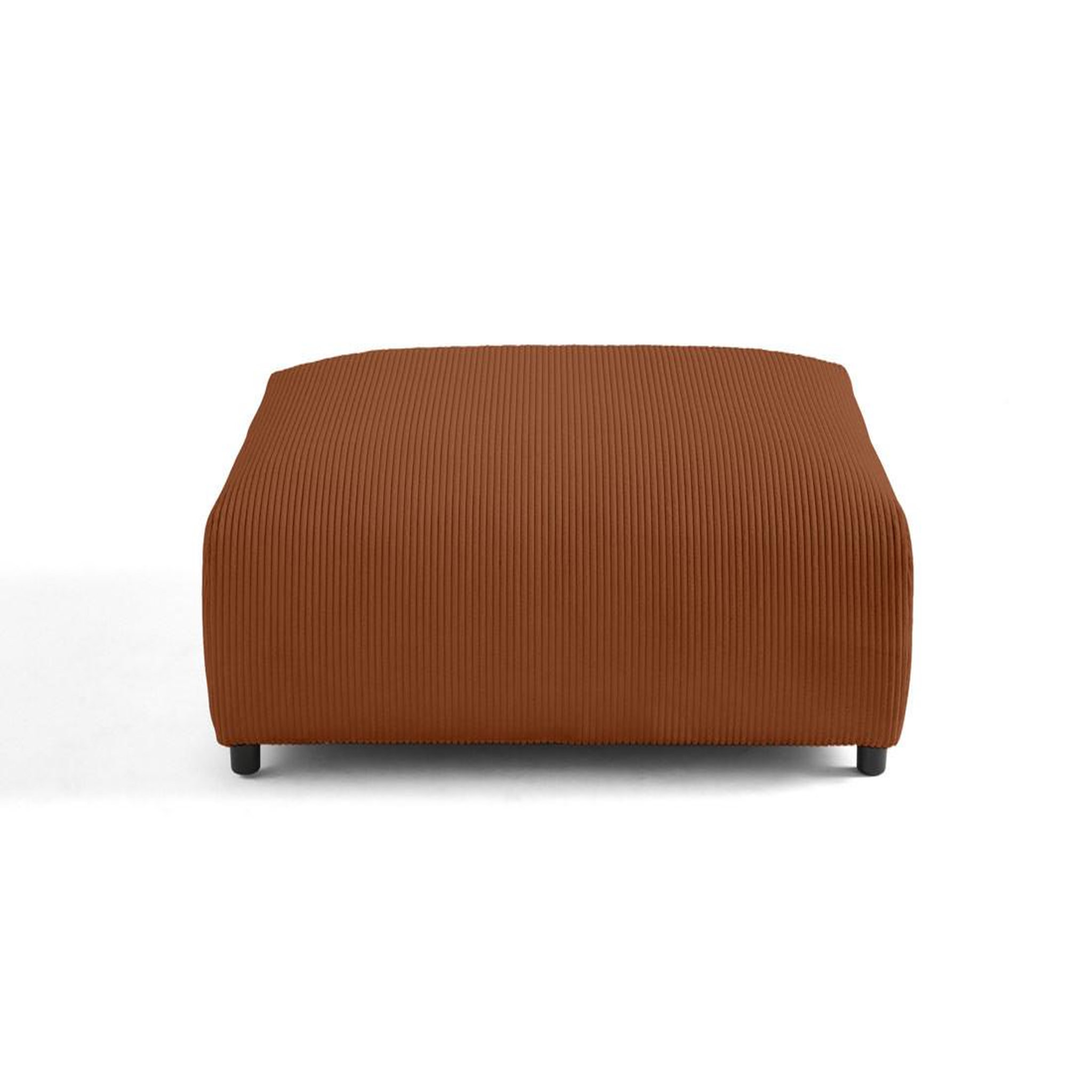Voir la diapositive 5 : LISA DESIGN Garance - grand pouf modulable - en velours côtelé